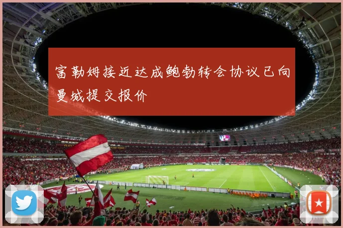 富勒姆接近达成鲍勃转会协议已向曼城提交报价